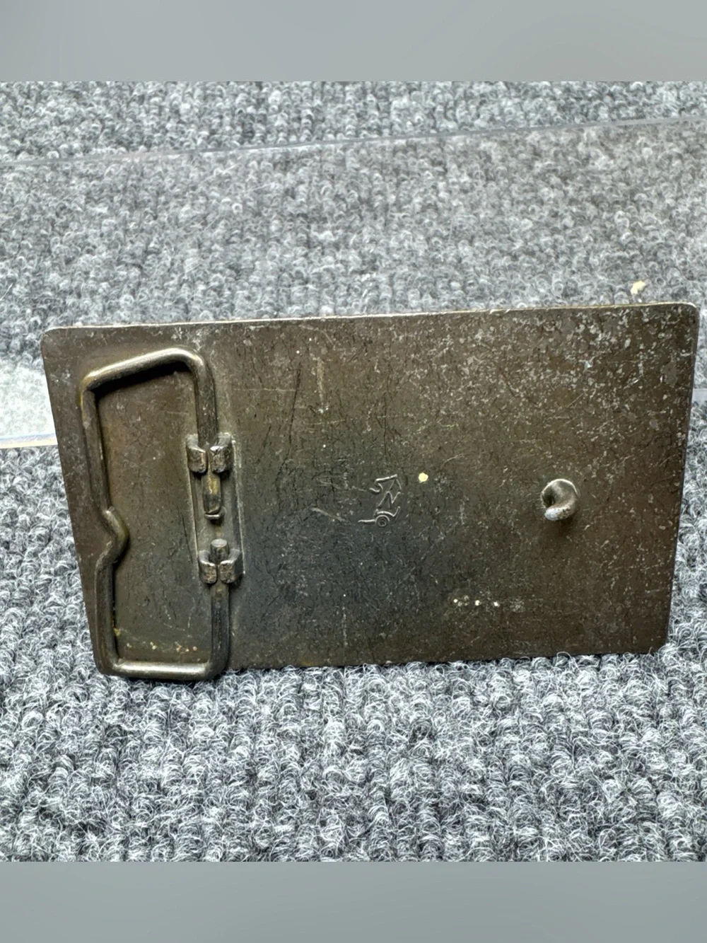 Vintage 1980's Colt Revolvers Brass Belt Buckle Western Wear Rodeo